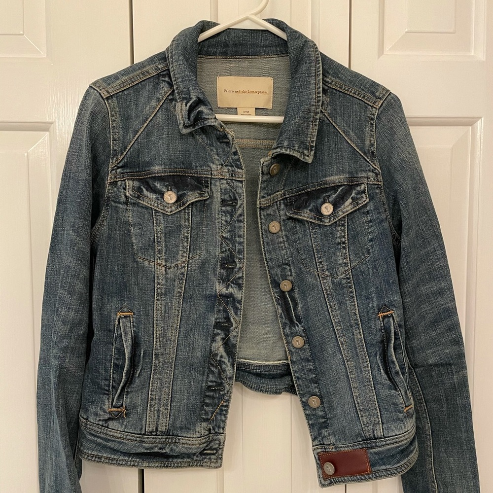 Anthropologie Pilcro Fitted Denim Jacket